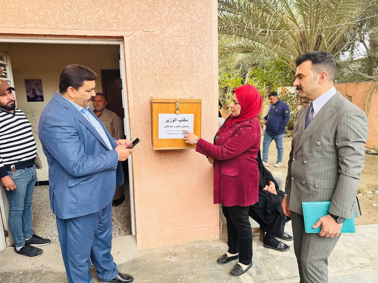 فريق قسم شؤون المواطنين يجري زيارة ميدانية الى الدوائر العدلية في قضاء ابي غريب 